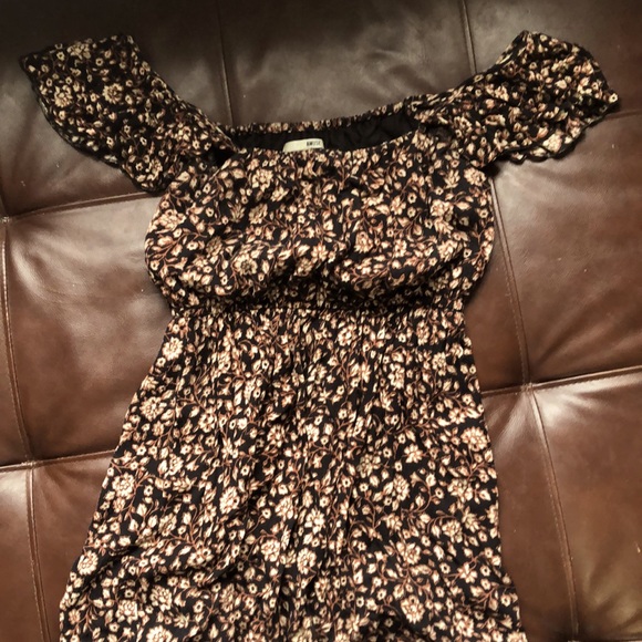 Amuse Society Autumn Floral Midi Dress, Sz S - Picture 2 of 3